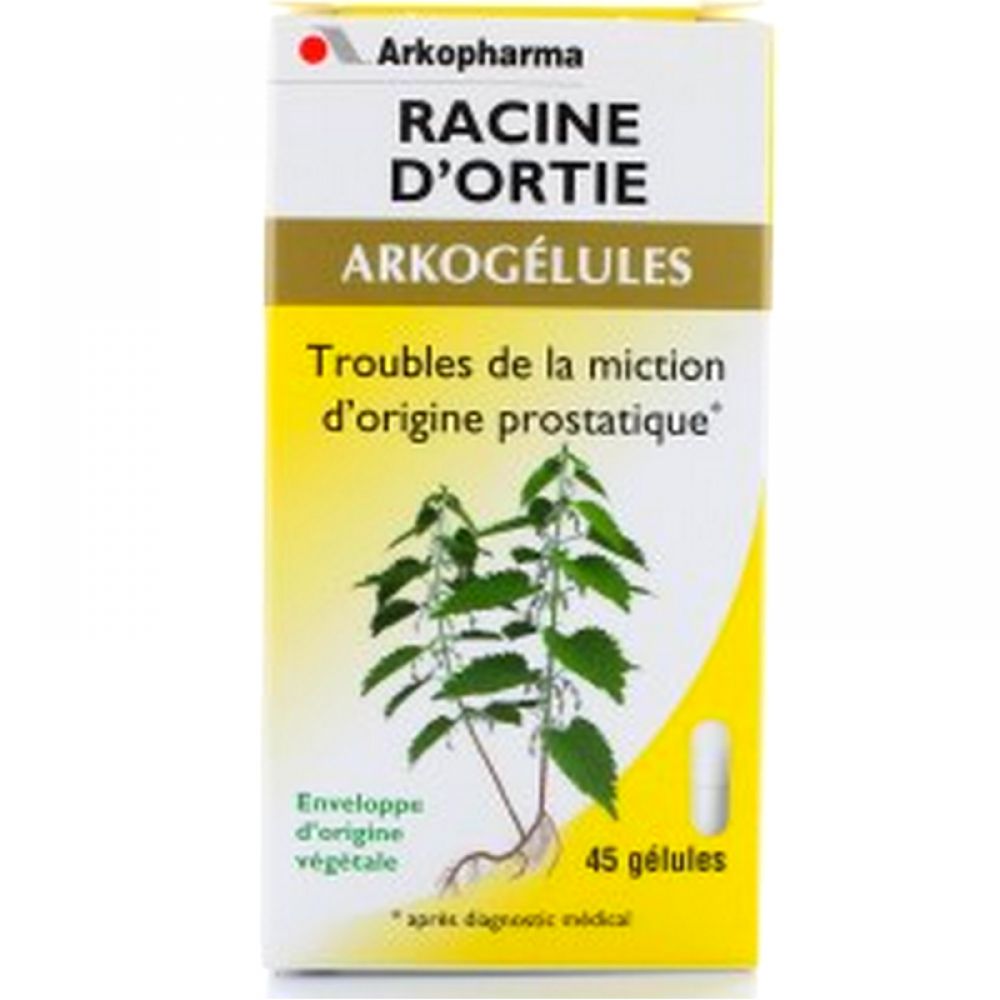 Arkopharma - Racine d'ortie Troubles de la miction d'origine prostatique - 45 gélules