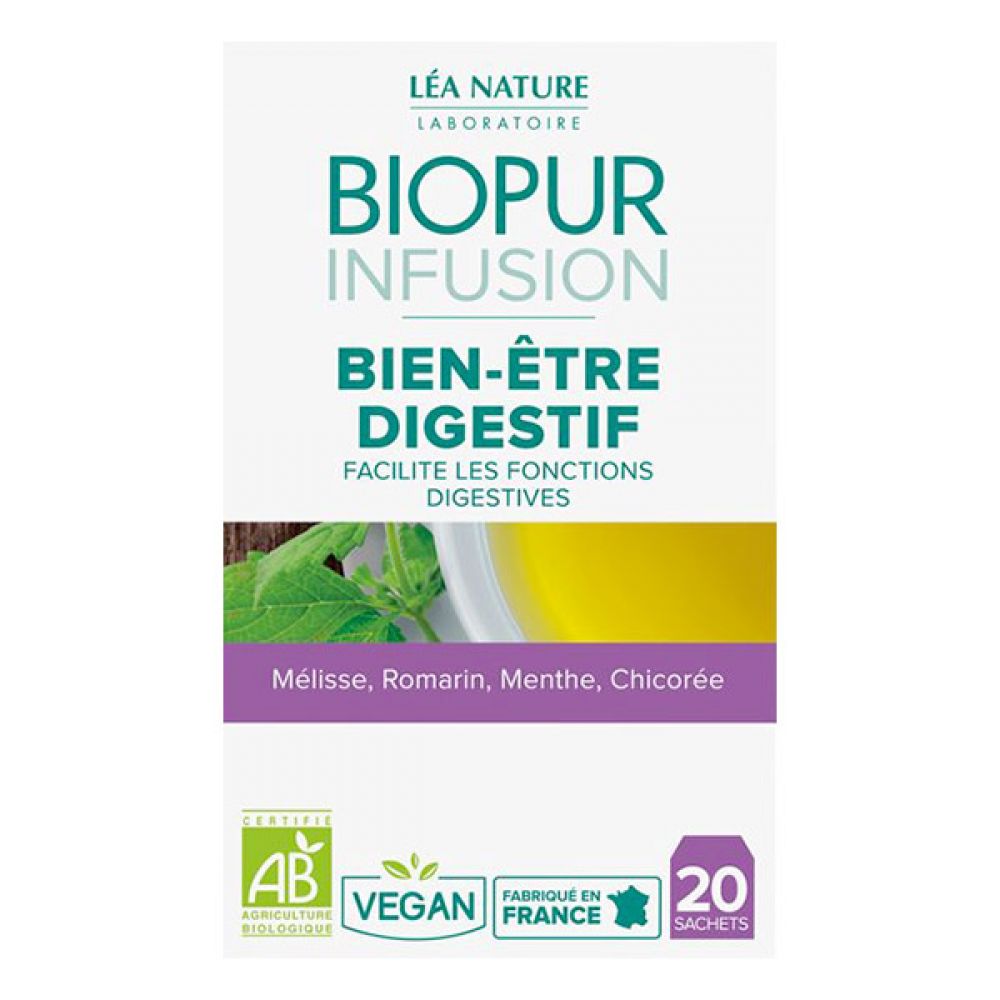Biopur Infusion - Bien-être digestif - 20 sachets