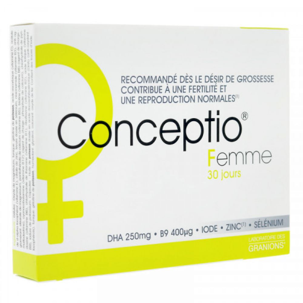 Conceptio - Femme - 30 capsules et 30 gélules