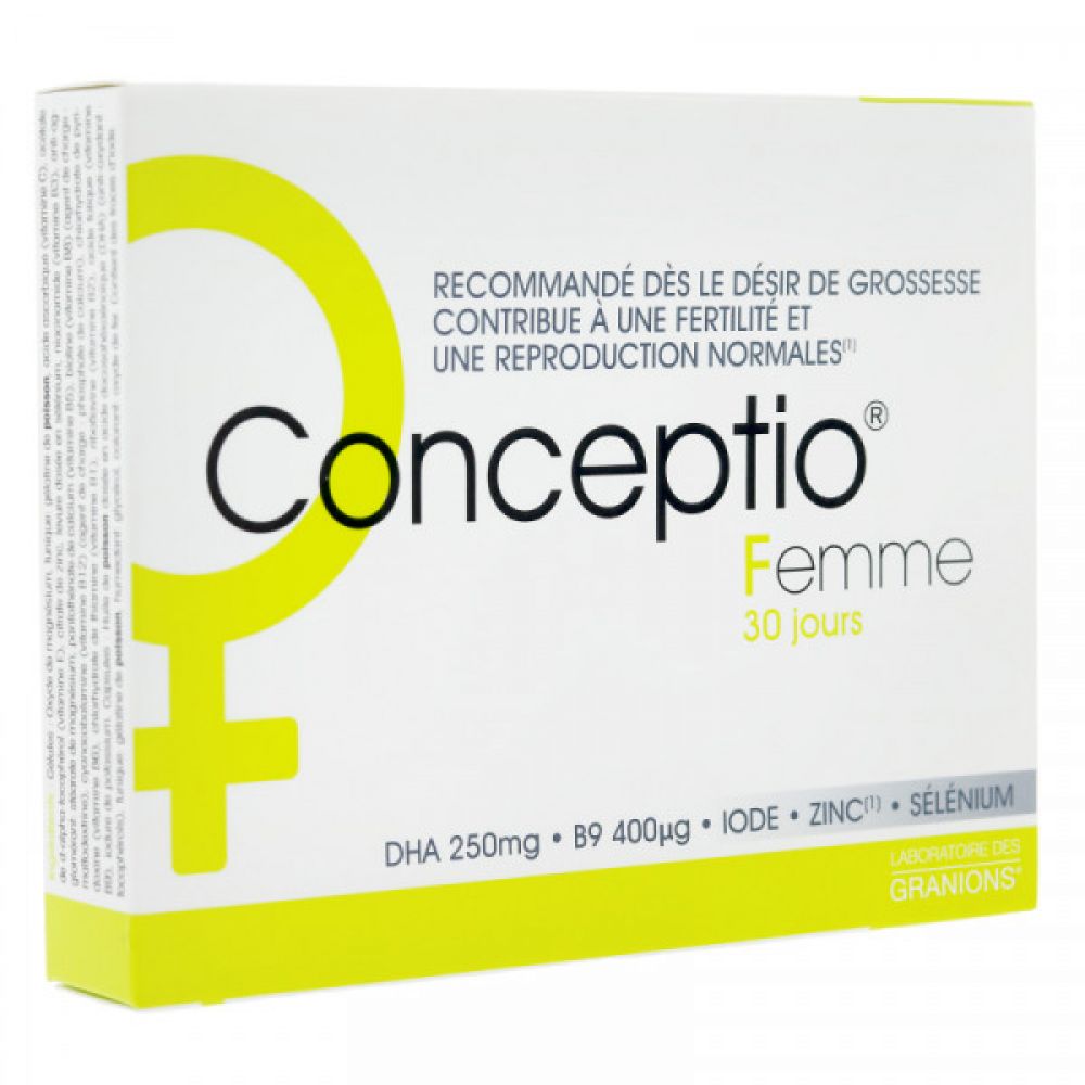 LABORATOIRE DES GRANIONS CONCEPTIO FEMME - 30 capsules + 30 gélules 