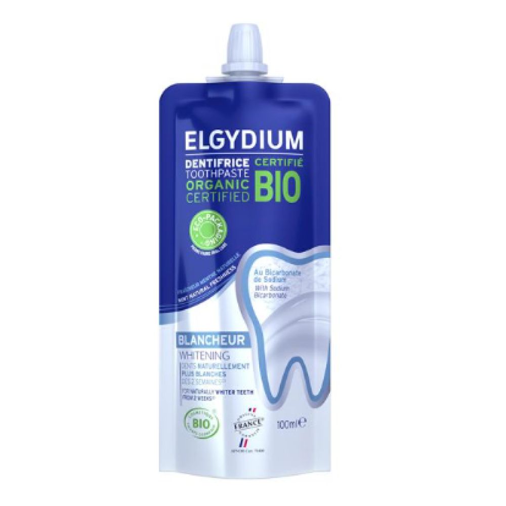 Elgydium - Dentifrice éco-conçu bio blancheur - 100ml