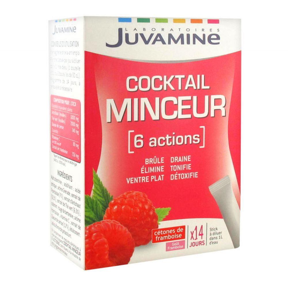Juvamine - Cocktail minceur - 14 sticks