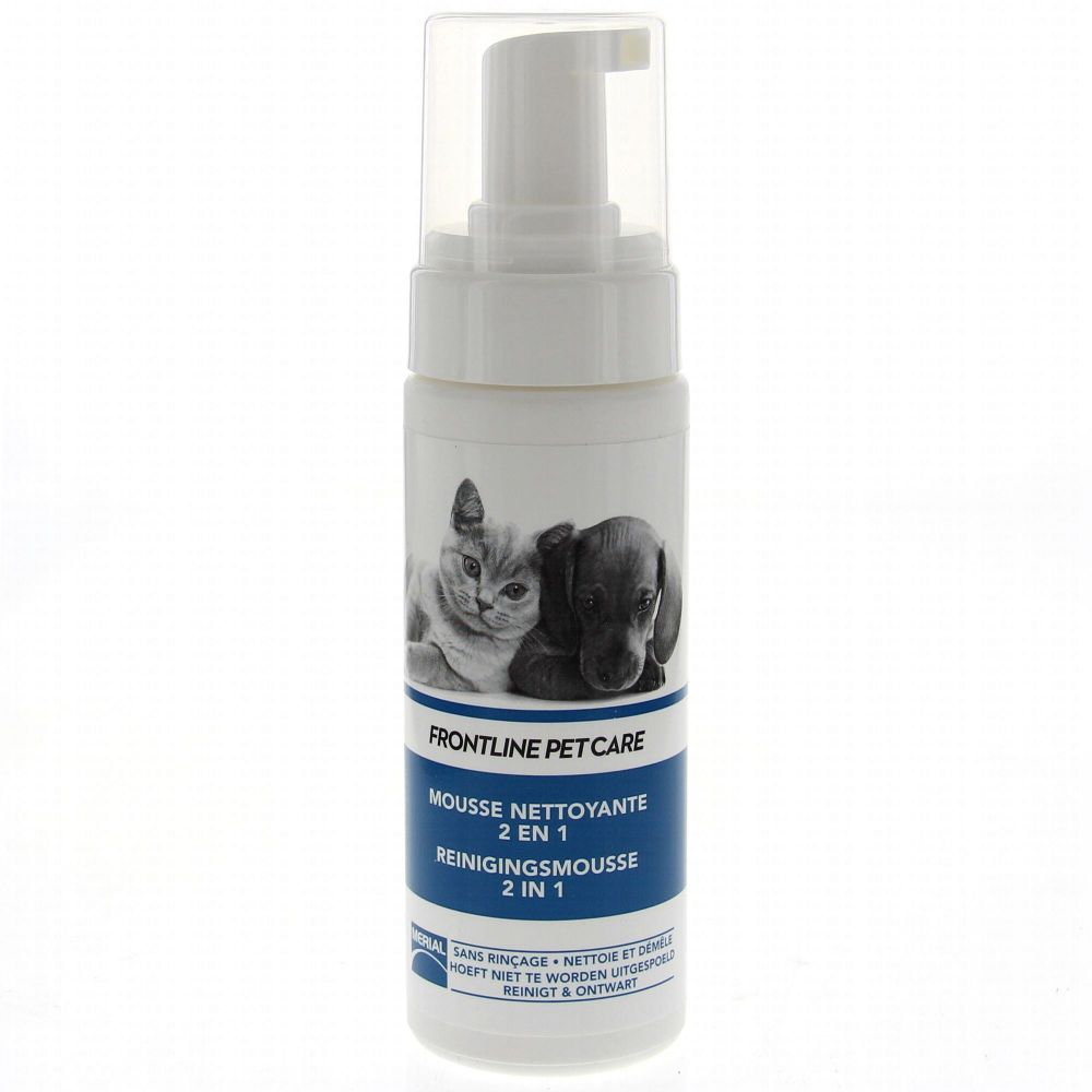 Frontline Pet Care - Mousse nettoyante 2 en 1 - 150ml