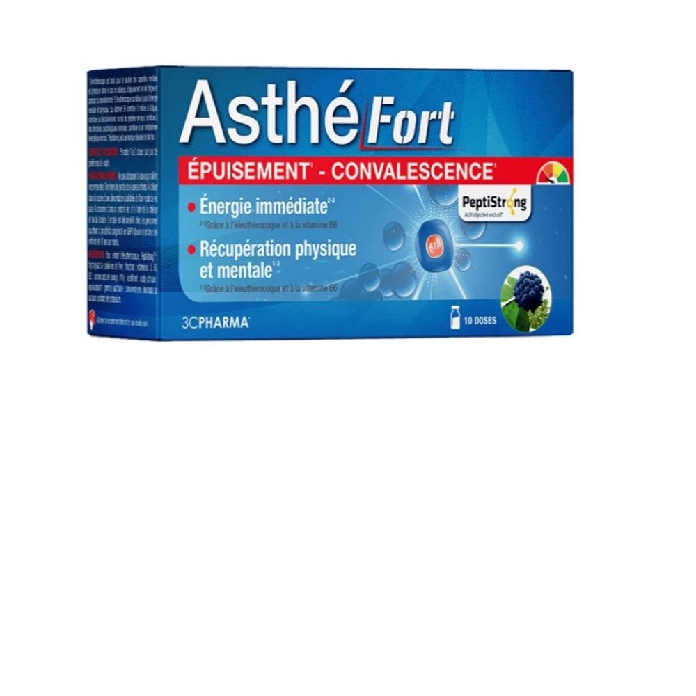 3CPharma - Asthé fort épuisement convalescence - 10x15mL