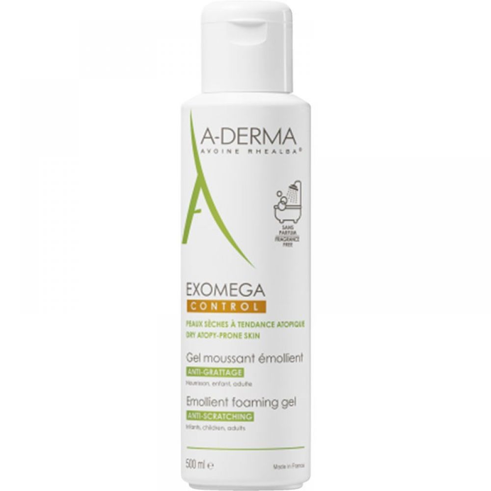A-Derma - Exomega Control Gel moussant émollient