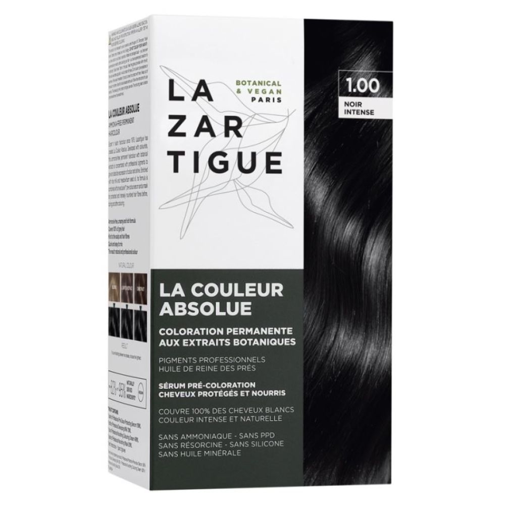 Lazartigue - La couleur absolue 1.00 Noir Intense