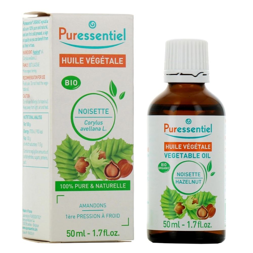 Puressentiel - Huile Végétale Noisette - 50mL