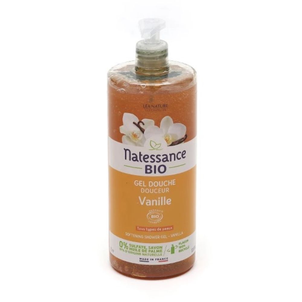 Natessance Bio - Gel Douche Douceur Vanille - 1L