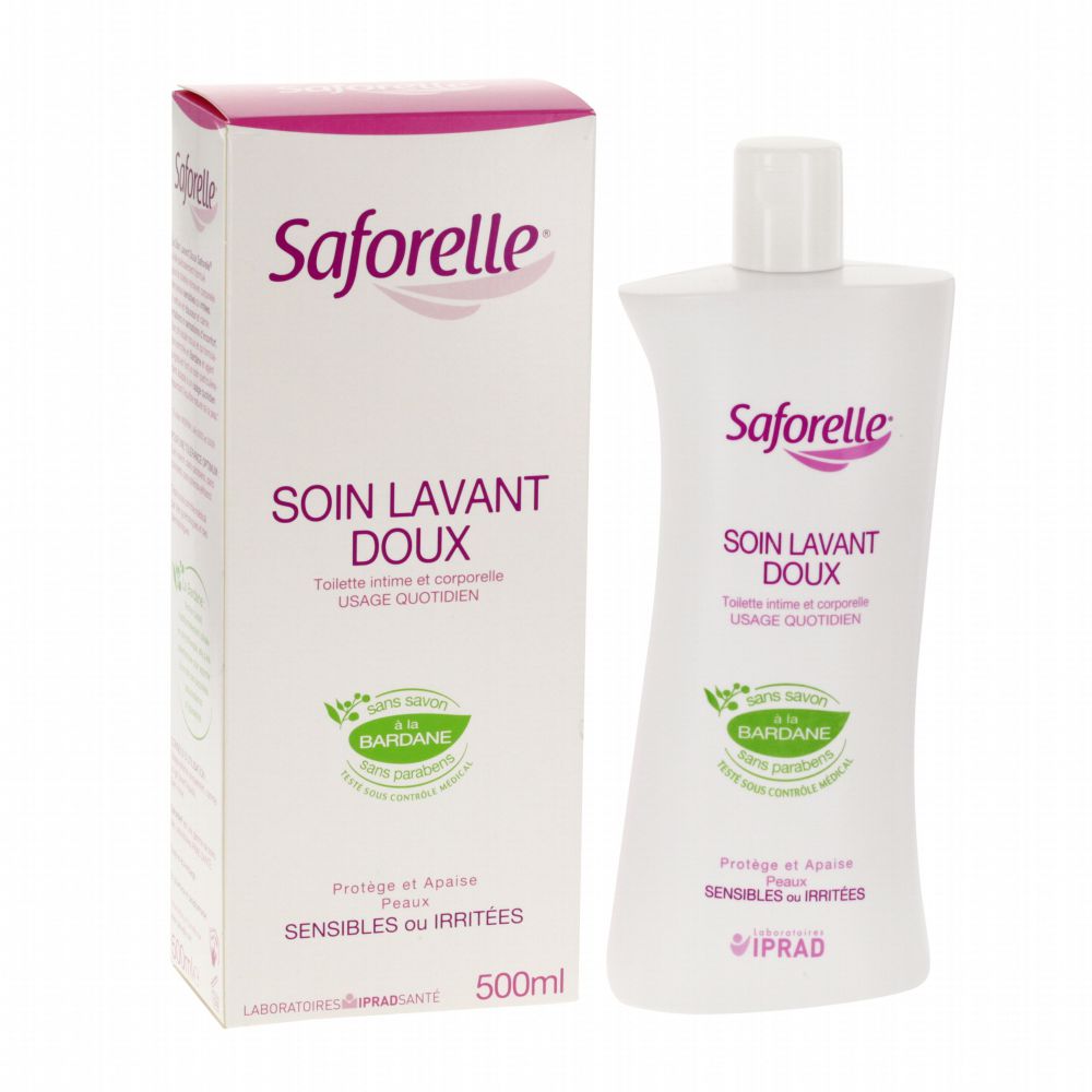 Saforelle - Soin lavant doux toilette intime et corporelle