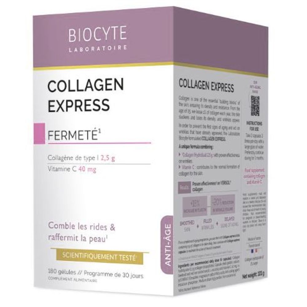 Biocyte - Collagen express - 180 capsules