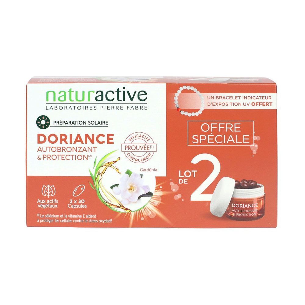 Doriance -  Autobronzant et protection - 2x30 capsules