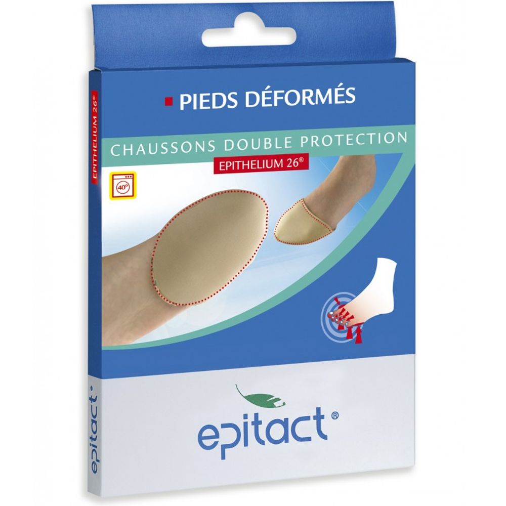 Epitact - Chaussons double protection - 1 paire Taille L