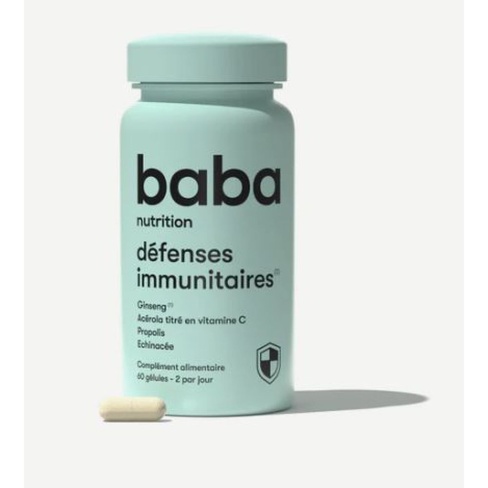 Baba nutrition - Défenses immunitaires - 60 gélules