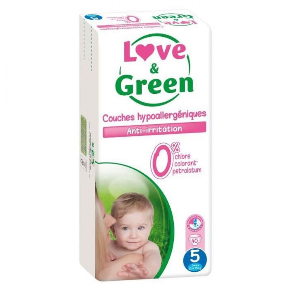 Love & Green - Couche Taille 5 - 40 couches
