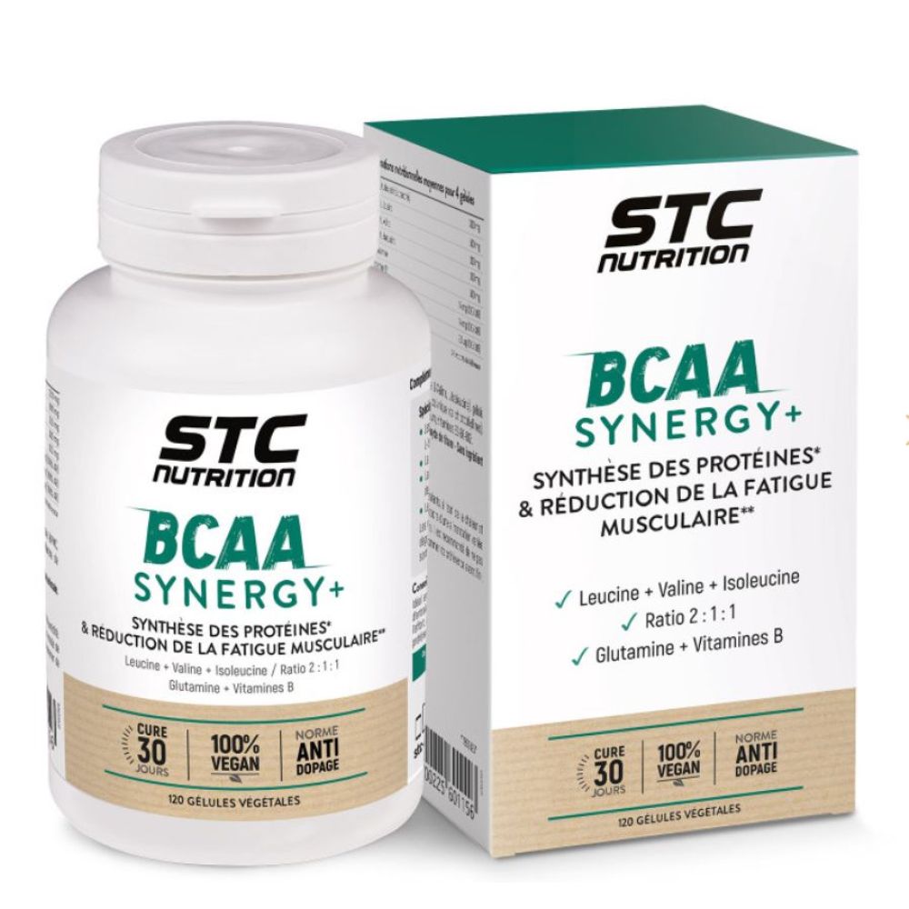 STC Nutrition - BCAA Synergy+ - 120 gélules