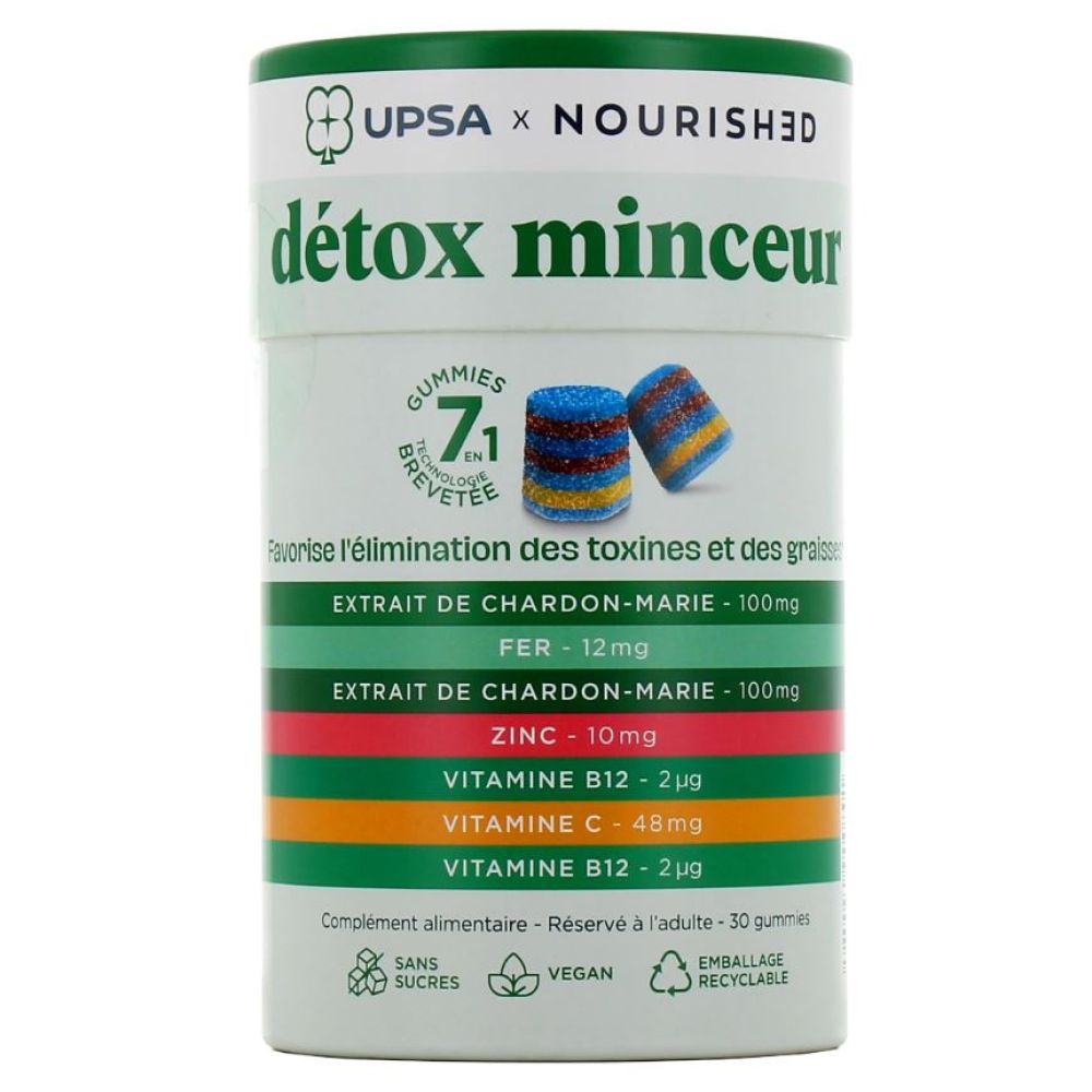 Upsa - Détox minceur - 30 gummies