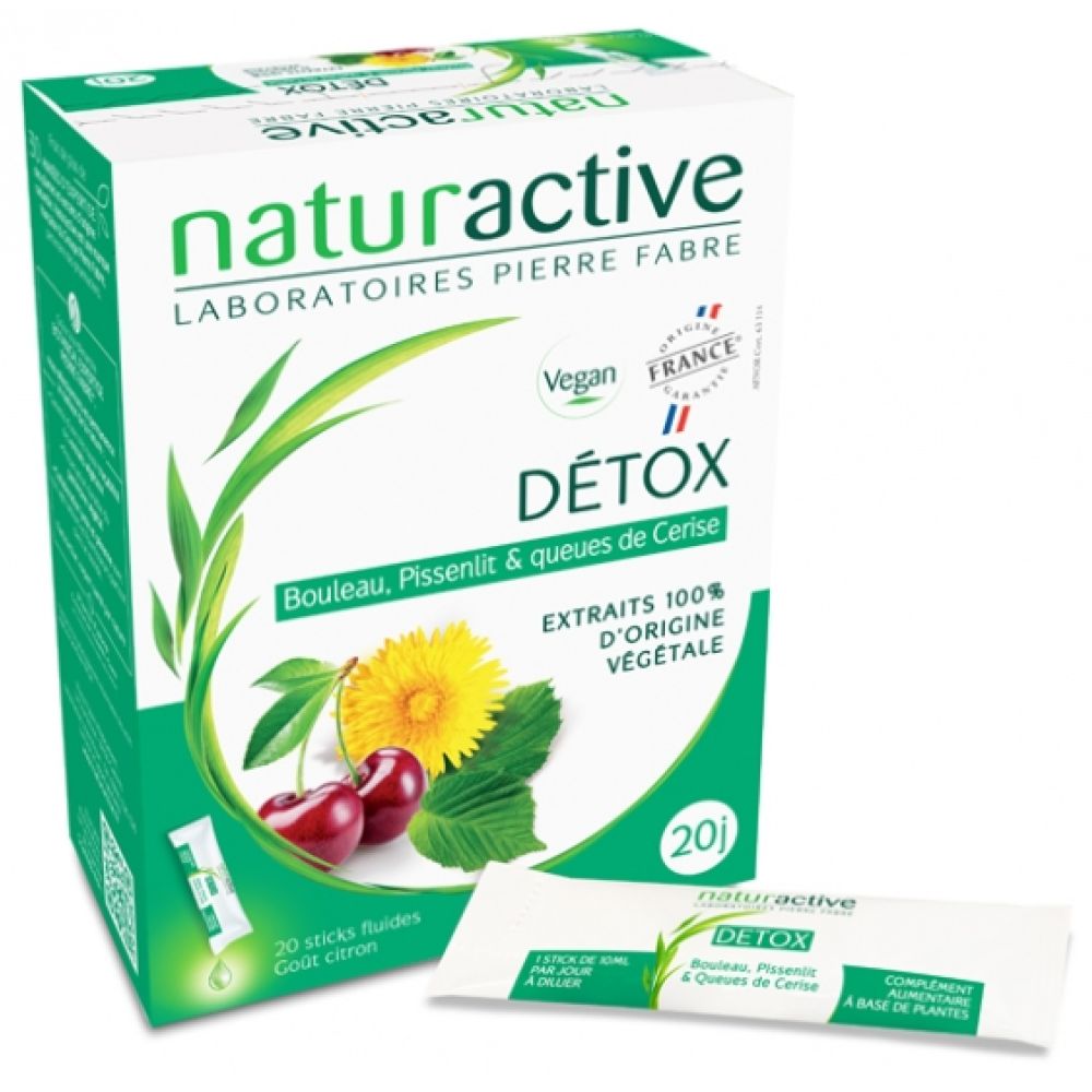 Naturactive - Détox - 20 sticks fluides