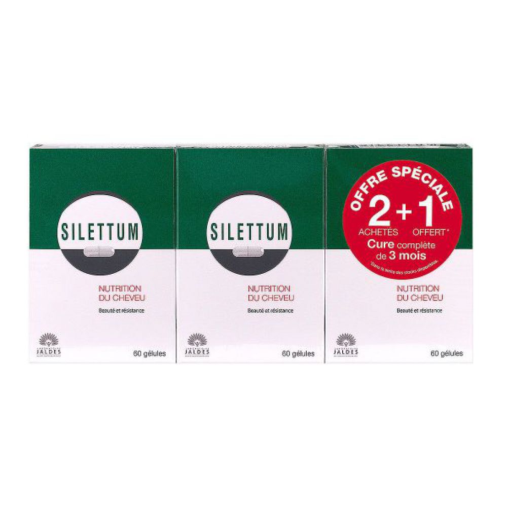 Silettum - Nutrition du cheveu - 60 gélules