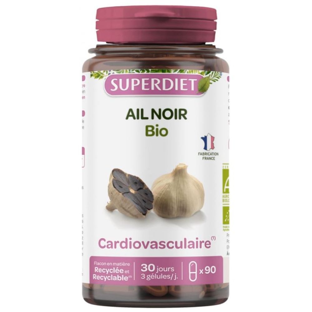 Superdiet - Ail Noir Bio - 90 gélules