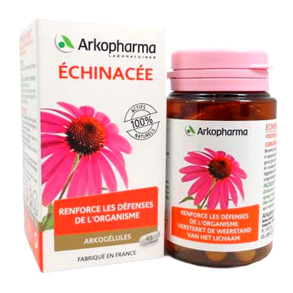 Arkopharma - Echinacée Renforce les défenses de l'organisme - 45 gélules