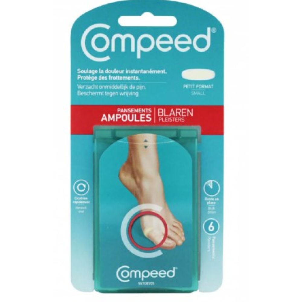 Compeed - Pansements Ampoules Petit Format - 6 pansements