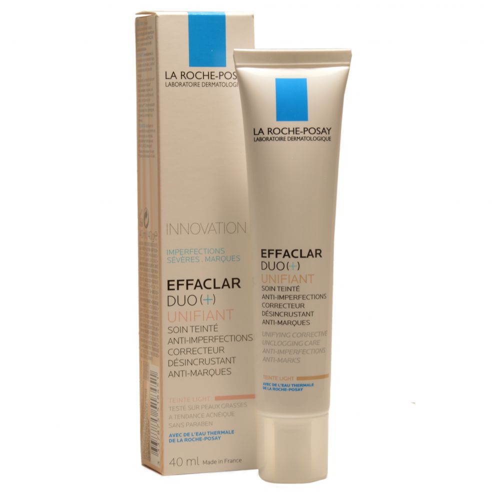 La roche posay effaclar duo soin correcteur. Effaclar Duo la Roche-Posay 40 мл. La Roche Posay Effaclar Duo Unifiant 40 ml. Ля Рош позе эфаклар дуо плюс. Крем эфаклар дуо h.