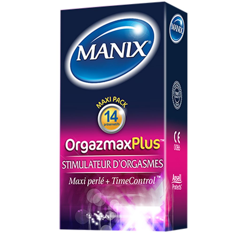 Manix - OrgazmaxPlus - 14 préservatifs