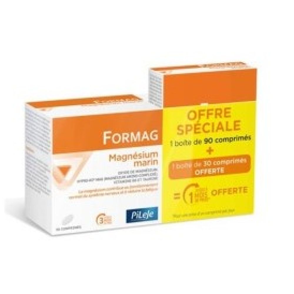Pileje - Formag - offre spéciale 90 comprimés + 30 comprimés offerts
