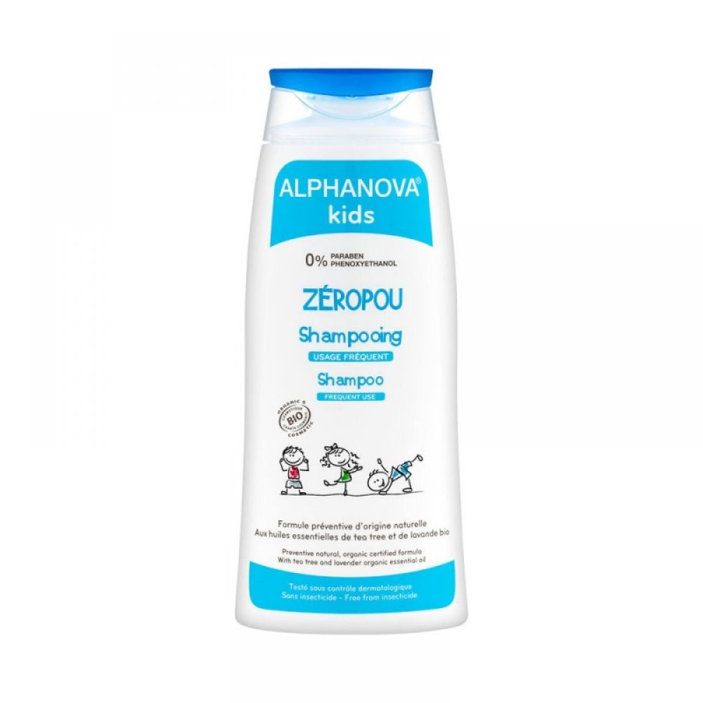 Alphanova Kids - Zéropou shampooing usage fréquent - 200 ml