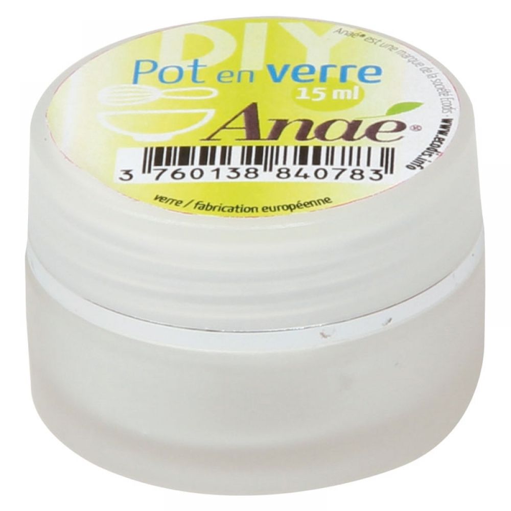 Anaé - Pot vide en verre - 15 ml