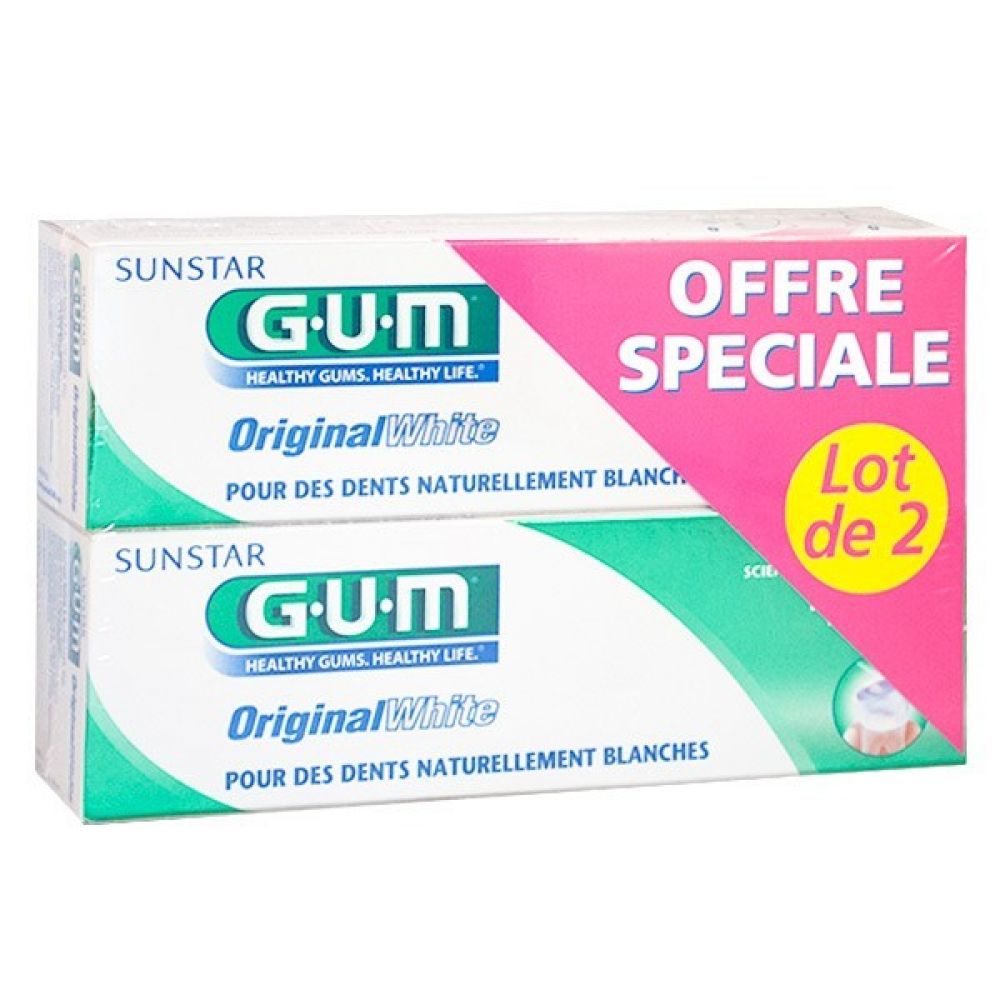 GUM - Dentifrice Original White