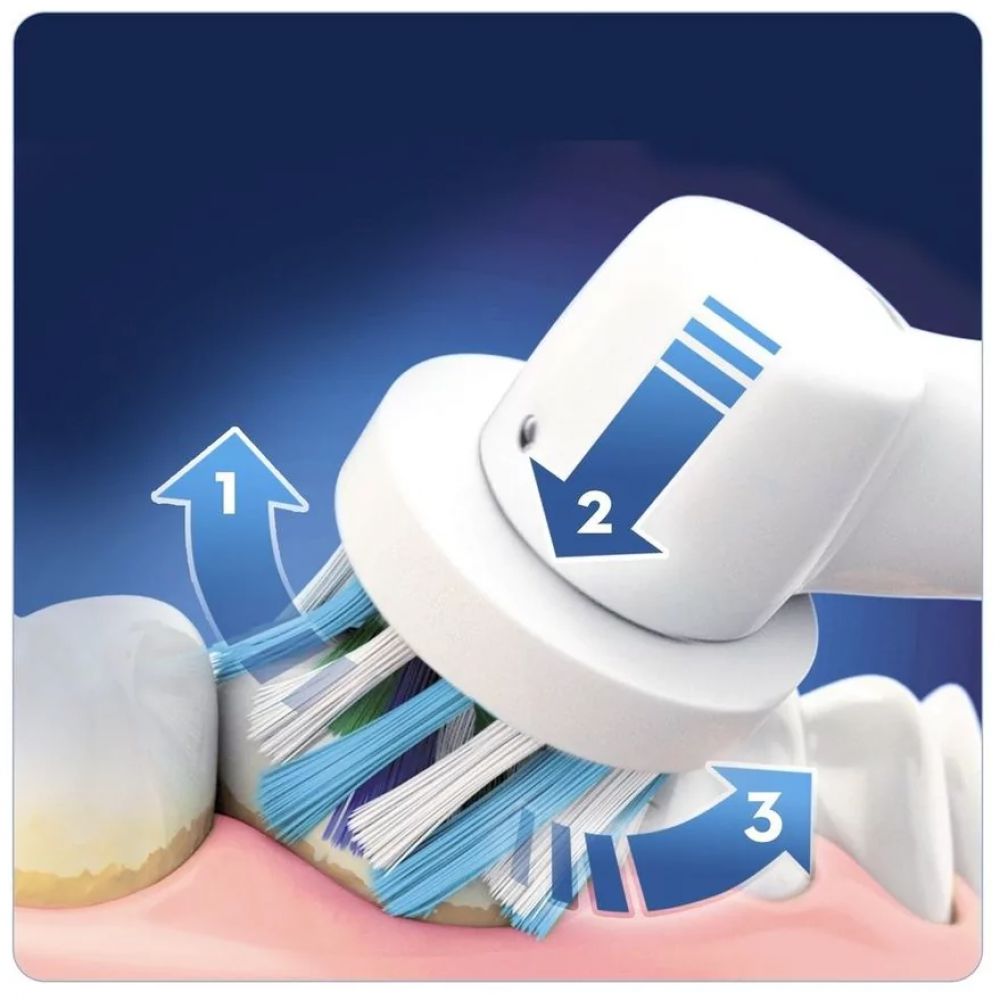 Oral-B - Brosse à dents électrique Pro 700 White & clean