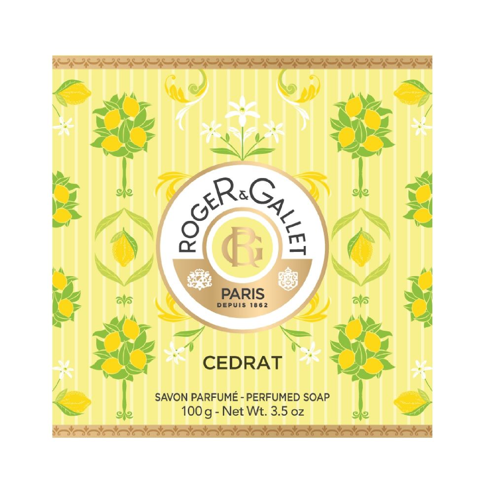 Roger & Gallet - Savon rond parfumé Cédrat - 100g