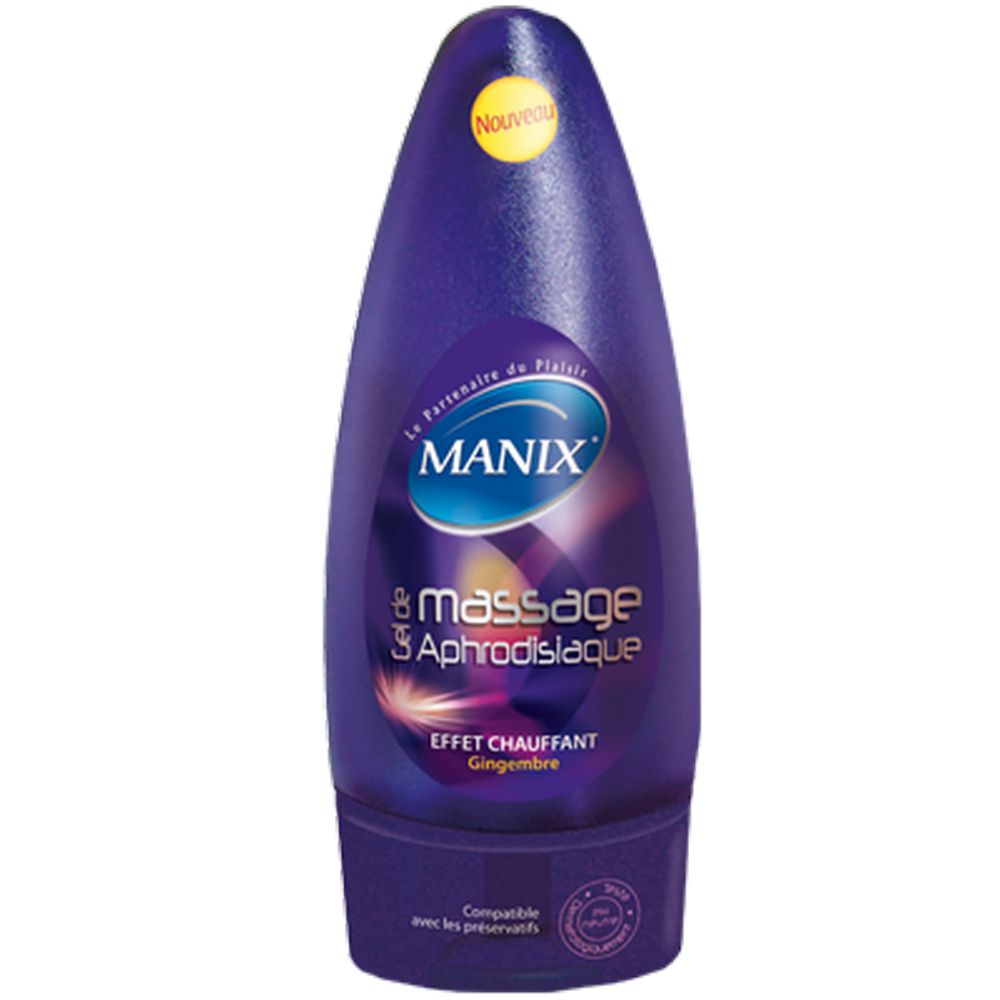 Manix - Gel de massage aphrodisiaque gingembre - 200ml