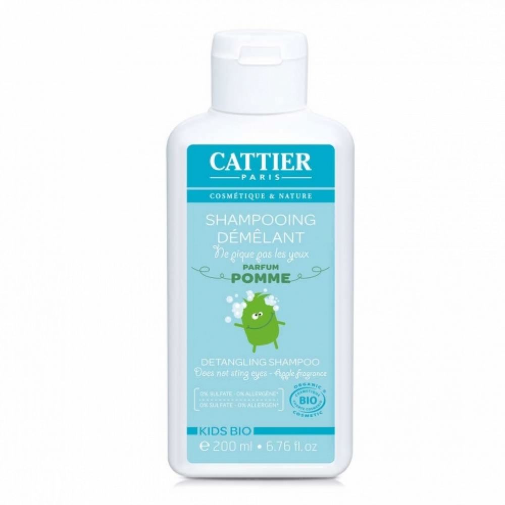 Cattier - Shampooing démêlant parfum pomme kids - 200 ml