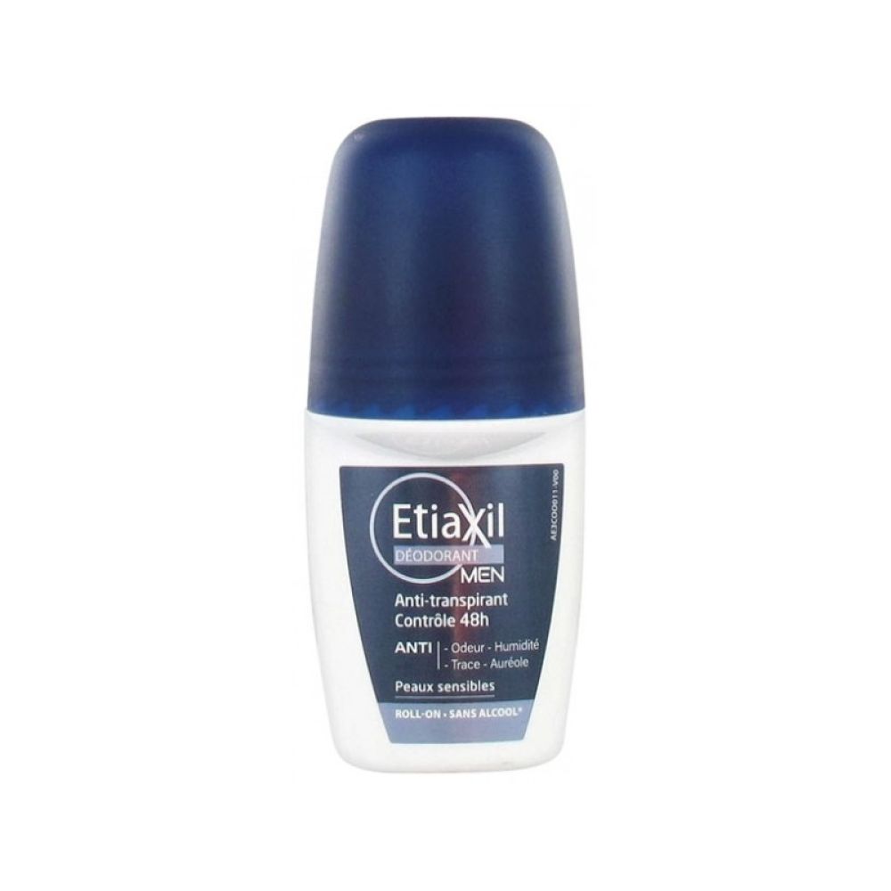 Etiaxil - Déodorant men anti-transpirant contrôle 48h - Roll on - 50ml