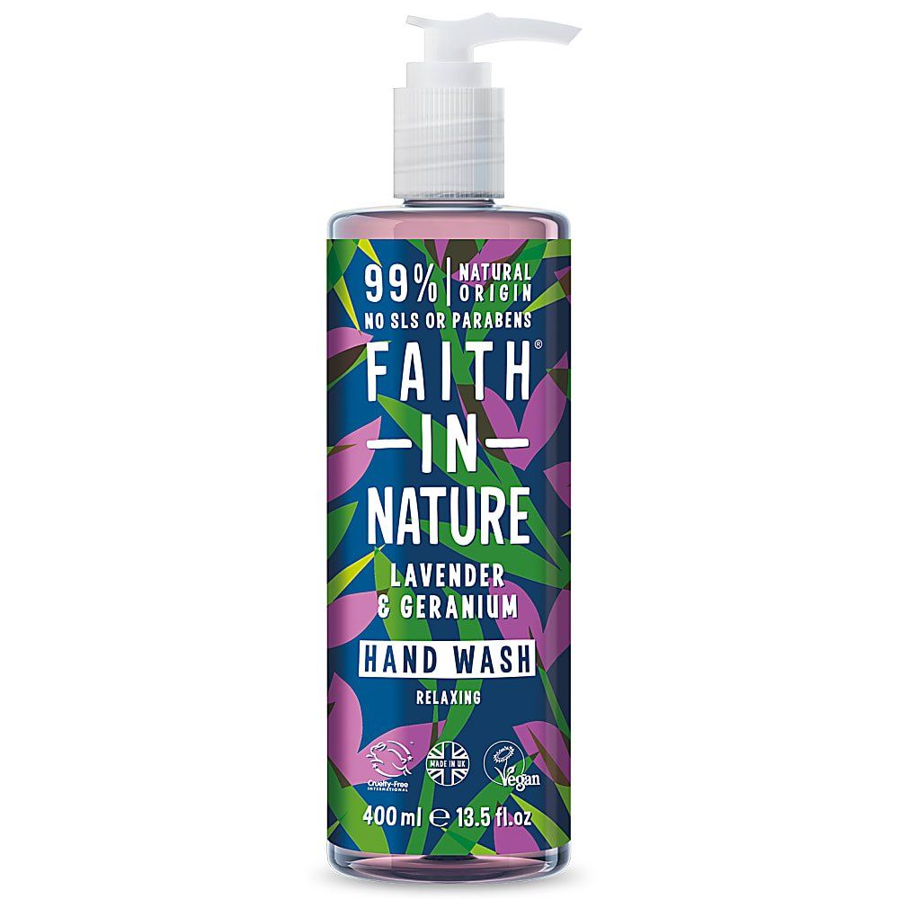 Faith in Nature - Savon liquide lavande & géranium - 400 ml