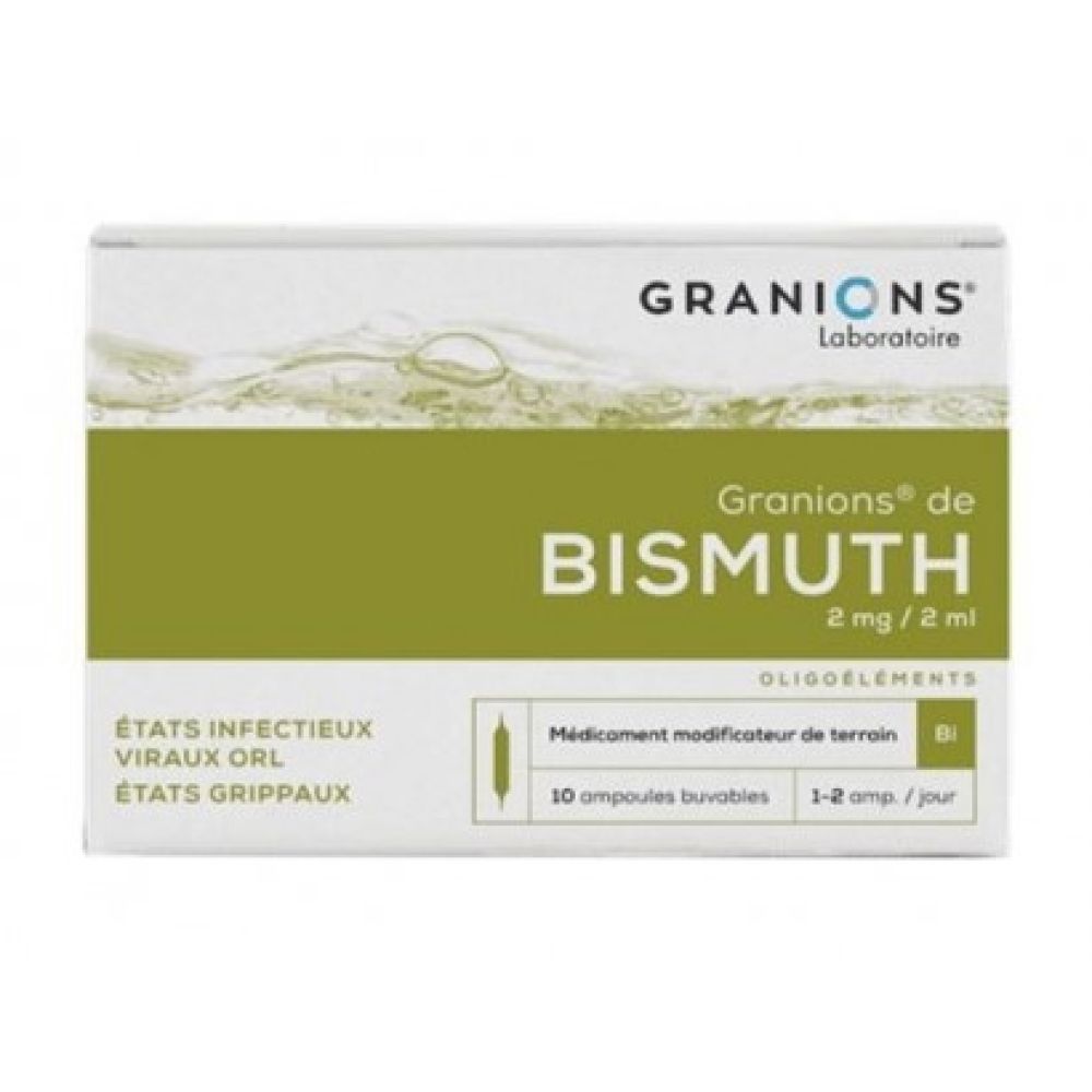 Granions de Bismuth - 10 ampoules