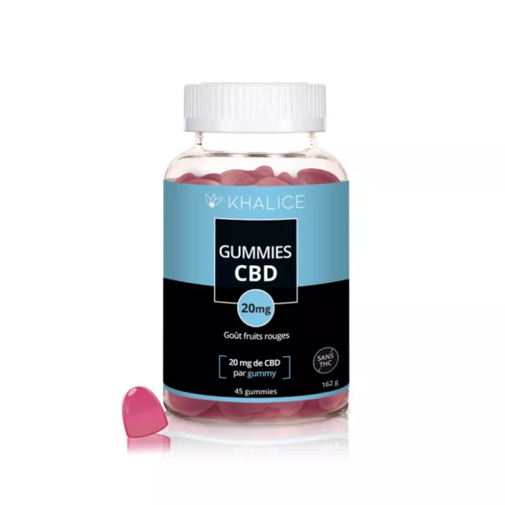 Khalice - Gummies CBD 20 mg - 45 Gommes à mâcher