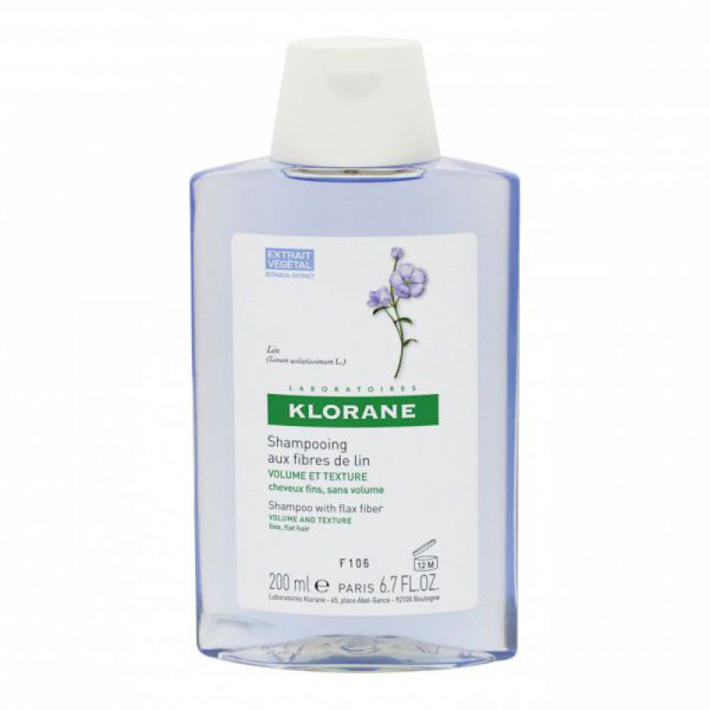 Klorane - Shampooing aux fibres de lin - 200ml