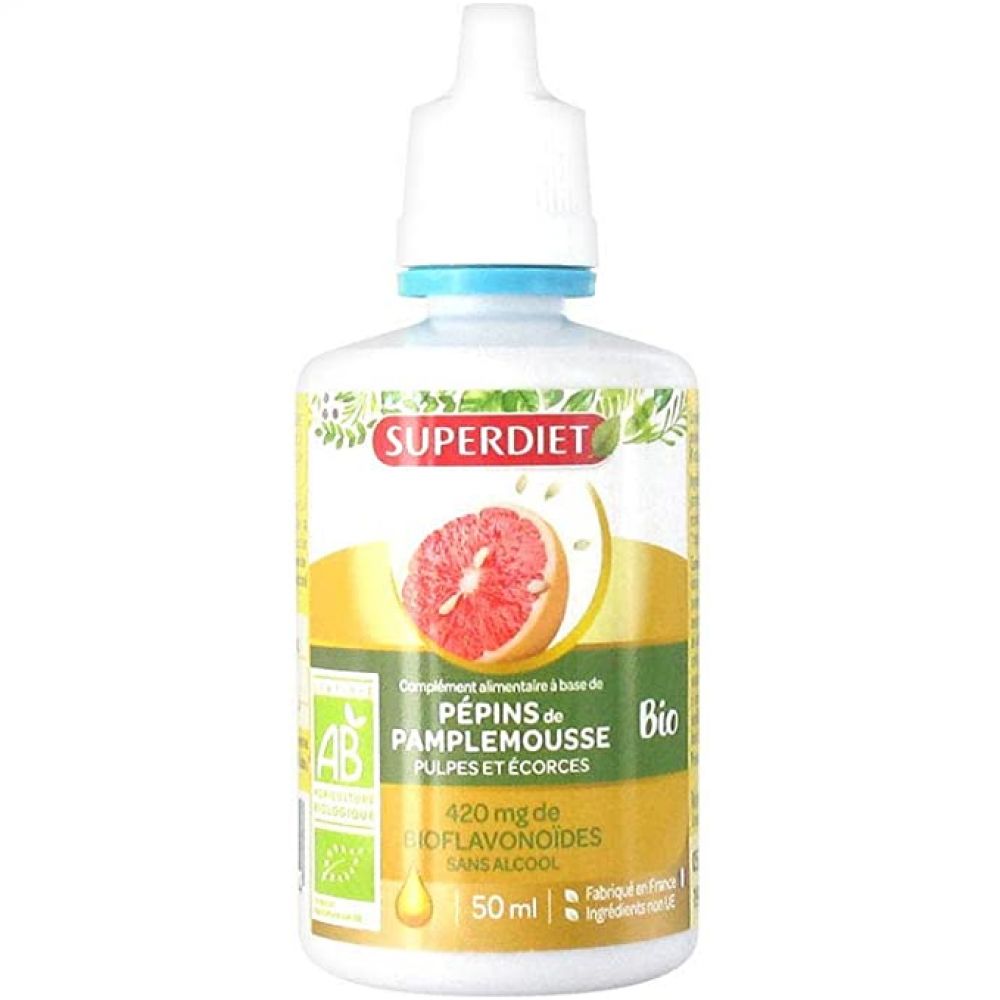 Superdiet - Pépins de pamplemousse 420 mg bioflavonoïdes - 50 ml