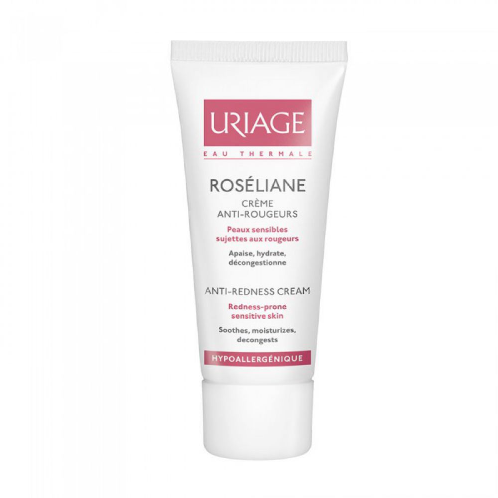 Купить крем урьяж. Урьяж Розельян крем. Крем Uriage Roseliane Anti-redness Cream spf30. Uriage (Урьяж) Розельян крем против покраснений 40мл. Урьяж Розельян СС крем для лица spf30 40мл u03417.