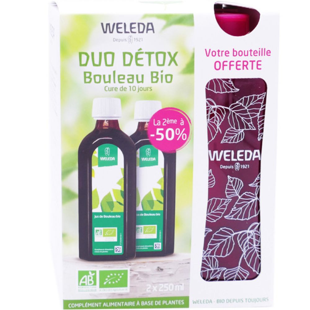 Weleda - Duo détox jus de bouleau bio - 2 x 250 ml ... Weleda - Duo détox jus de bouleau bio - 2 x 250 ml ...