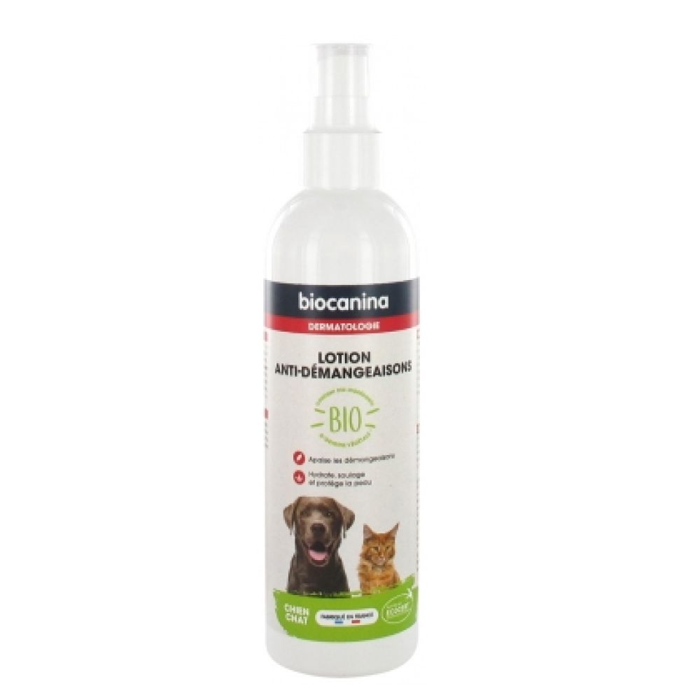 Biocanina - Lotion anti-démangeaisons bio - 240ml