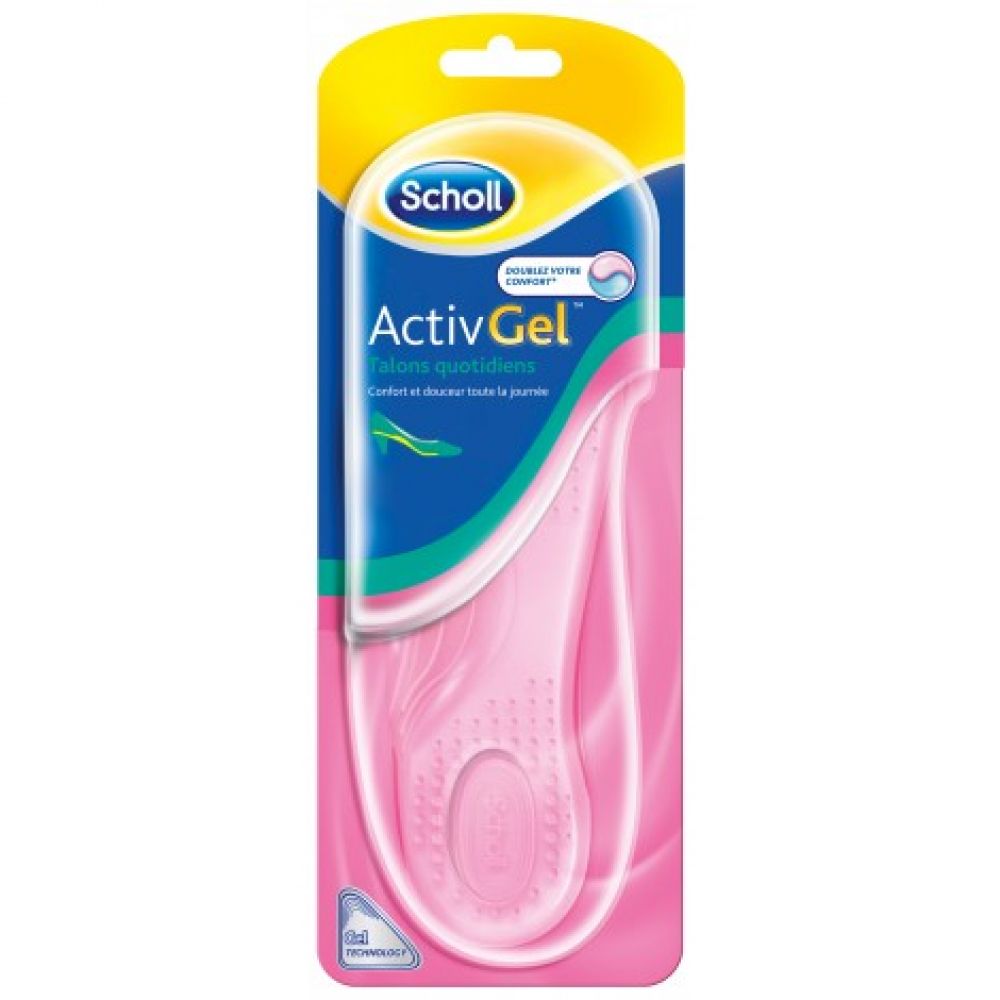 Scholl - ActivGel Talons quotidiens - 1 paire