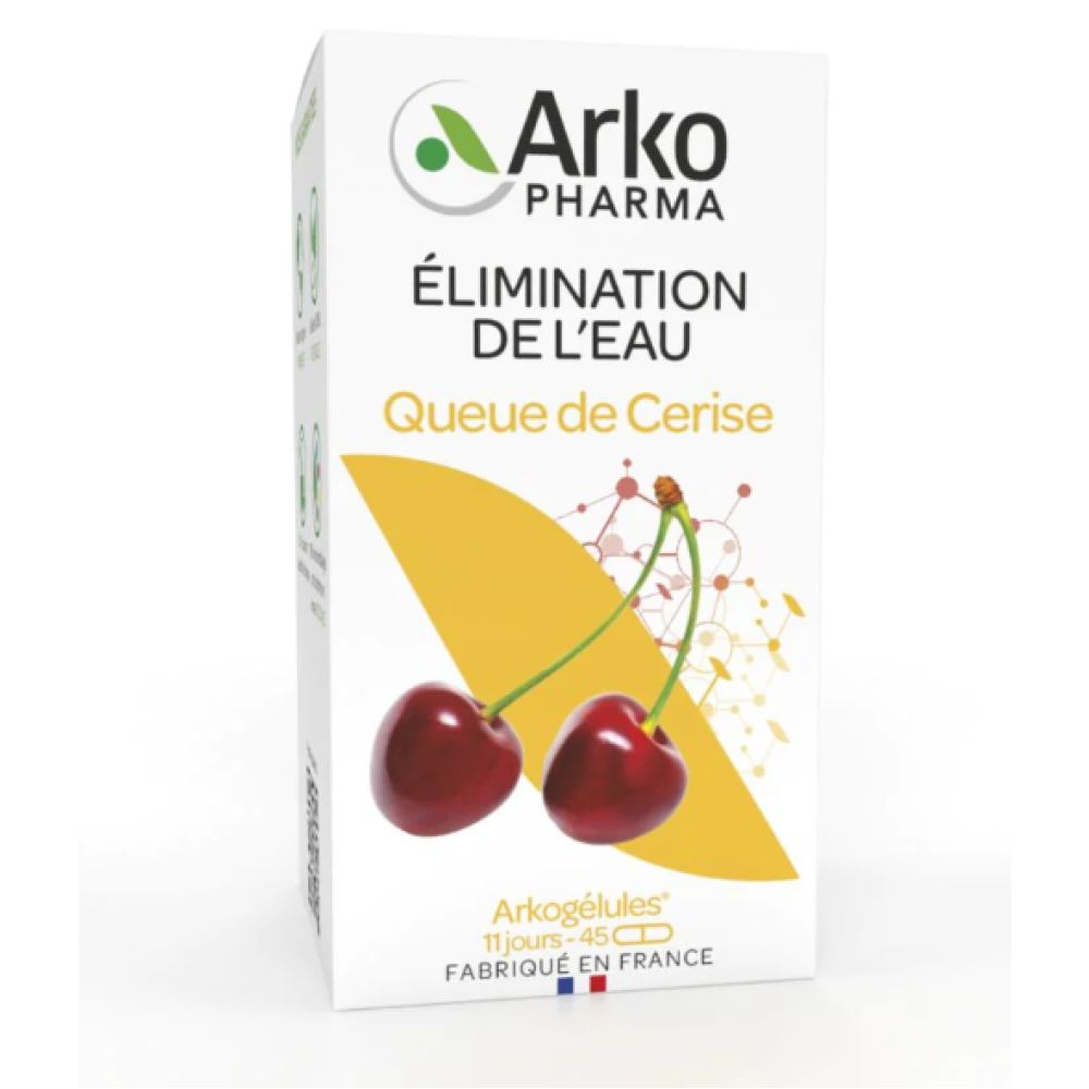 Arkopharma - Queue de cerise Elimination de l'eau - 45 gélules