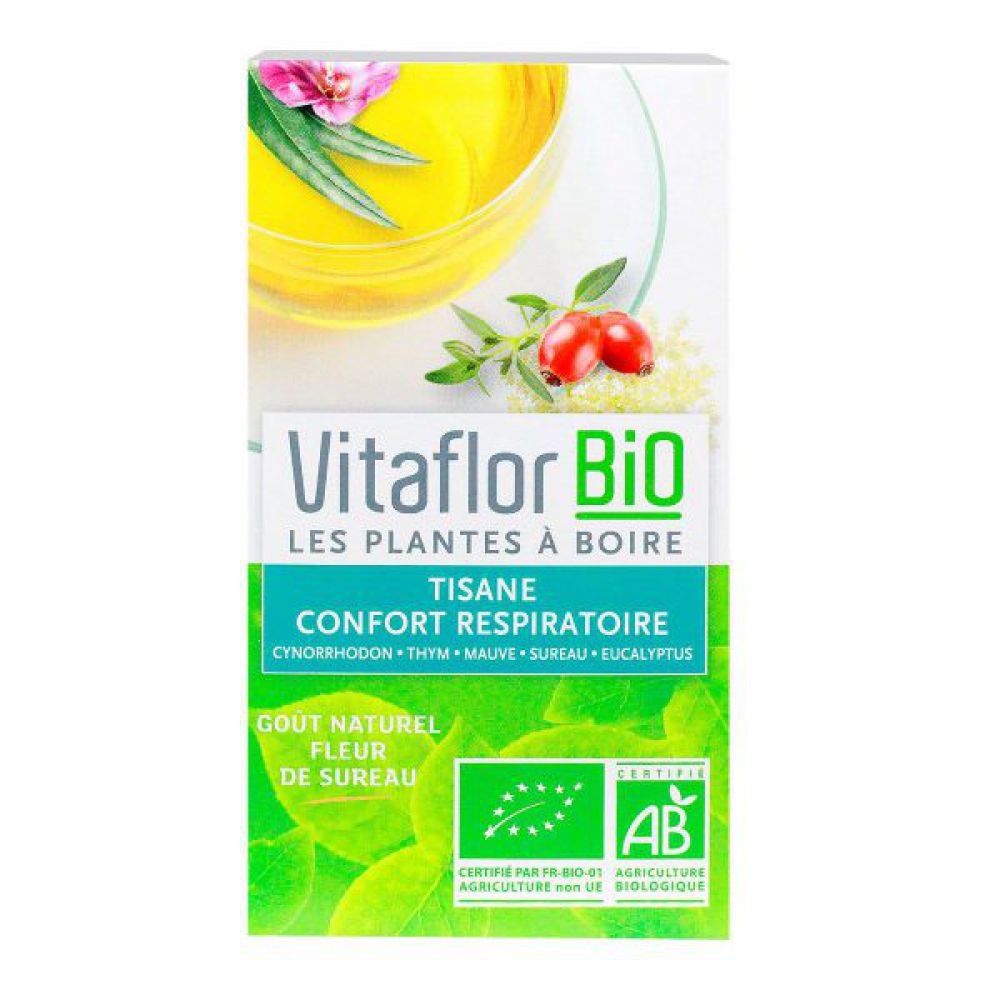 Vitaflor - Tisane confort respiratoire bio - 18 sachets