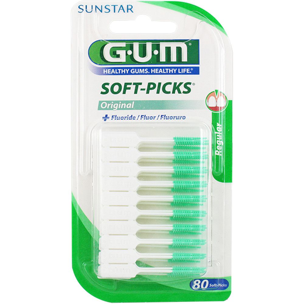 GUM SOFT-PICKS Original - 40 Soft-Picks - Regular