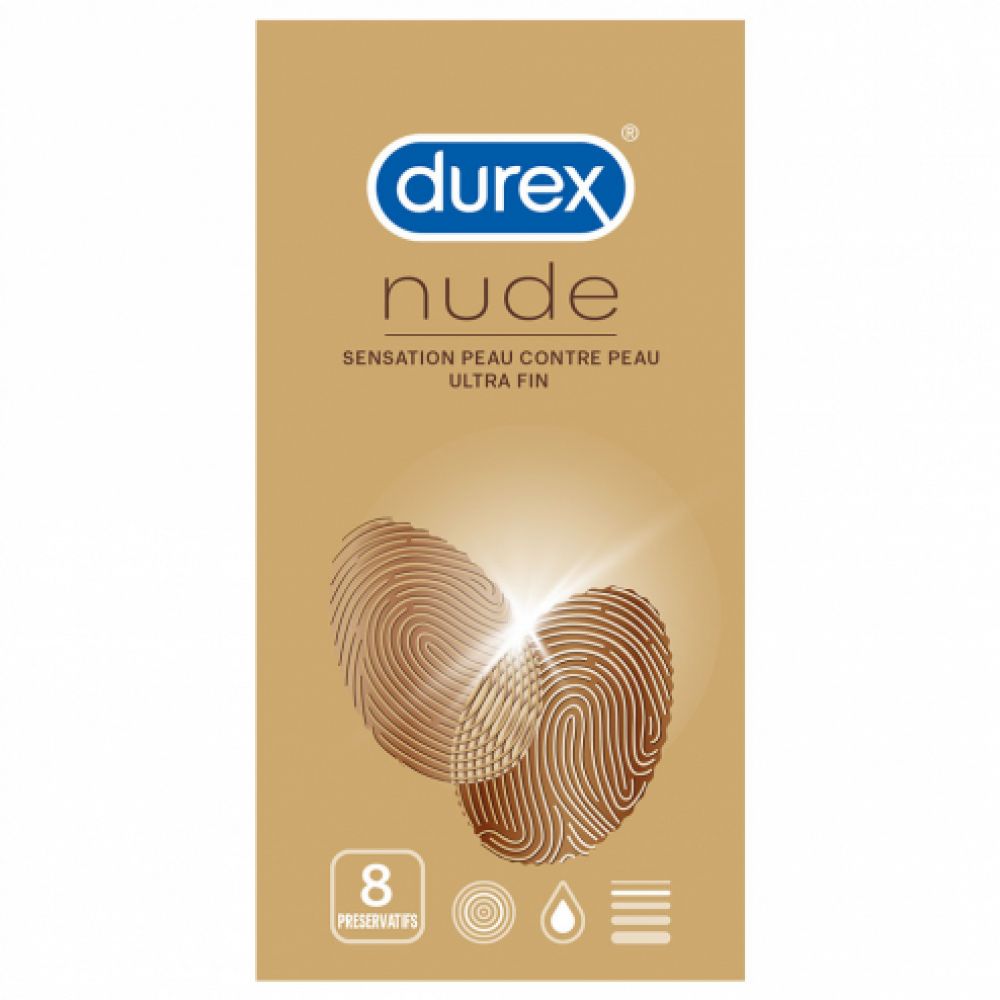 Durex - Nude - 8 préservatifs