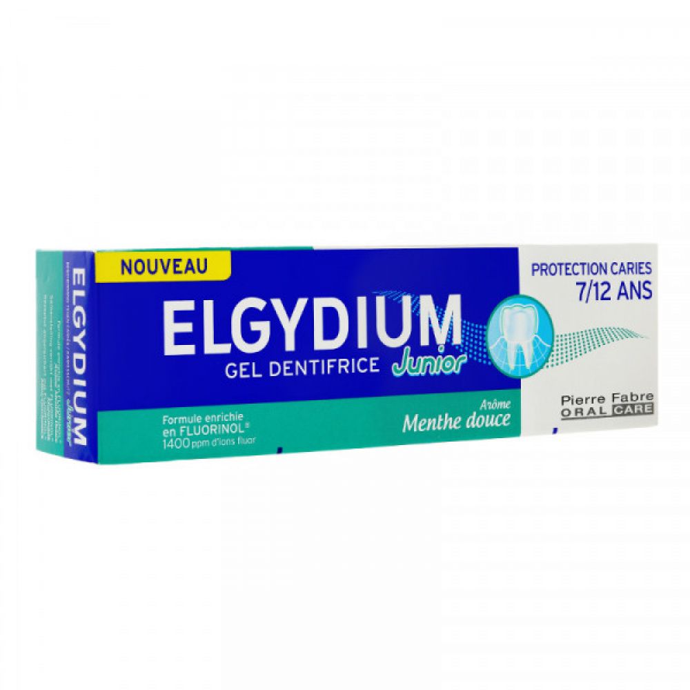 Elgydium - Gel dentifrice junior 7/12 ans - 50 ml